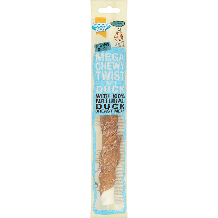 Good Boy Mega Chewy Twist With Duck 70g Case of 18