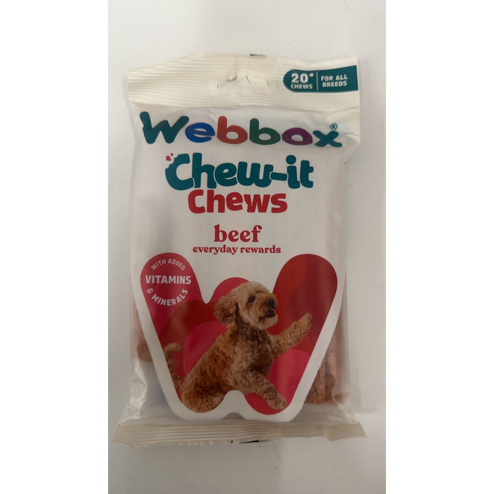 Webbox Chomping Sticks Beef 200g Case Of 10 Packs