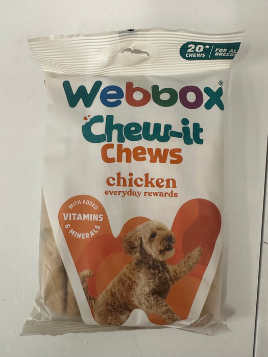 Webbox Chomping Sticks Chicken 200g Case Of 10 Packs