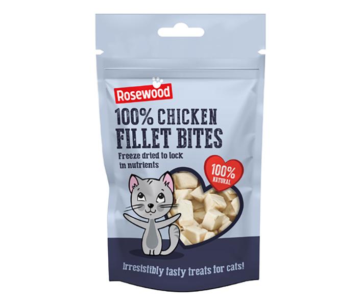 Rosewood Chicken Freeze Dried Cat Treats 15g Case Of 12
