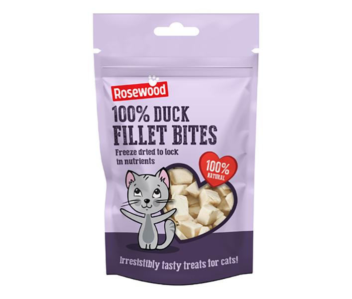 Rosewood Duck Freeze Dried Cat Treats 15g Case Of 12