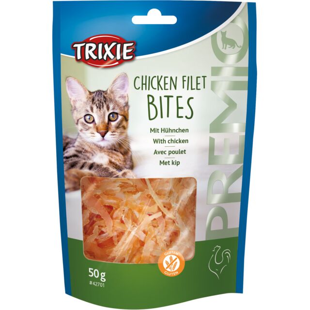 Trixie Premio Chicken Fillet Bites For Cats 50g