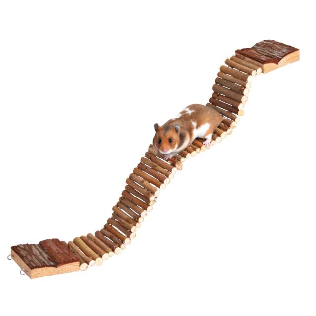 Trixie Small Animal Wooden Suspension Bridge