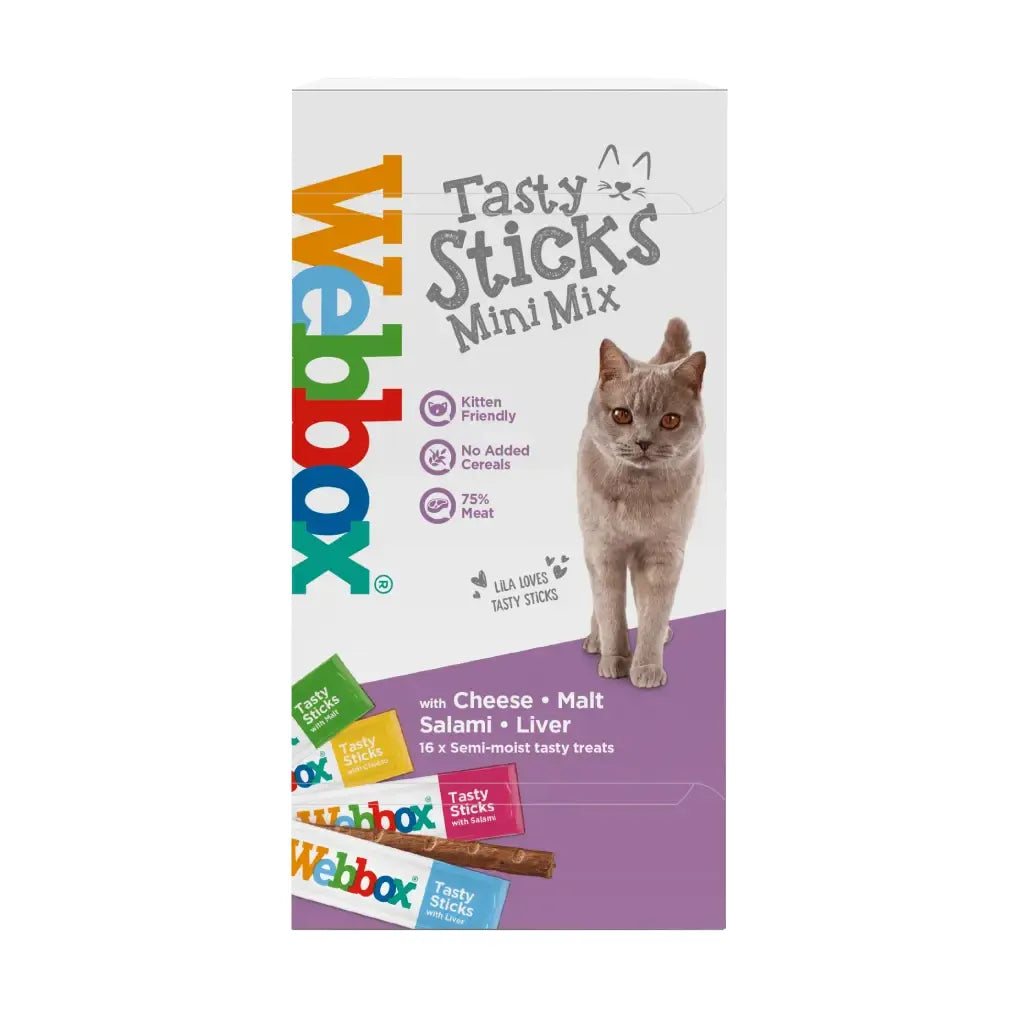 Webbox Cat Tasty Sticks Mini Mix (16 Sticks) — Pet Stuff Galore