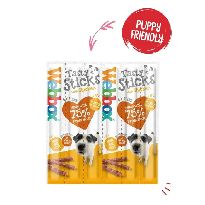 Webbox Small Dog Tasty Sticks With Chicken (6 x 5g)