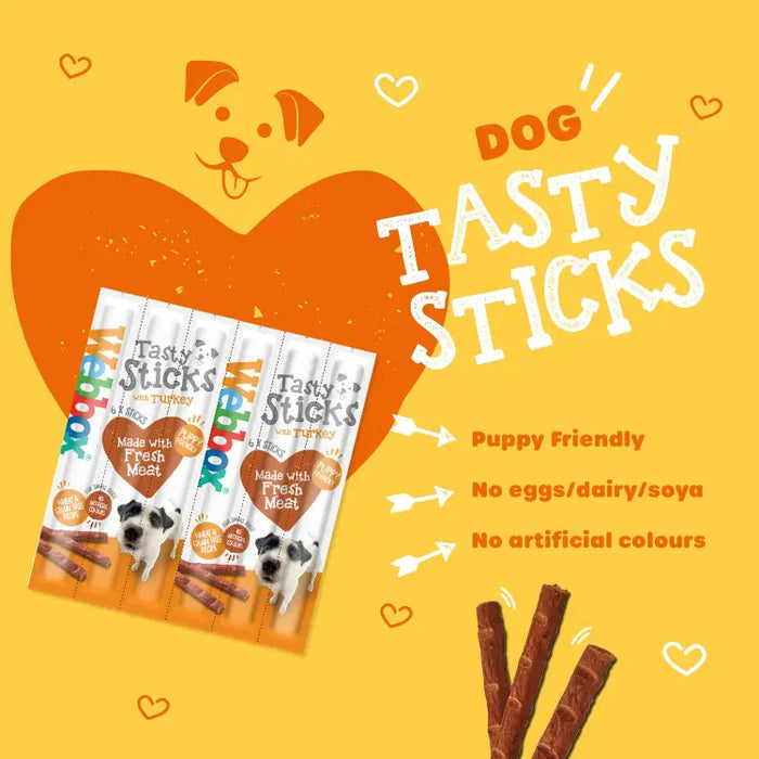 Webbox Small Dog Tasty Sticks With Turkey (6 x 5g)
