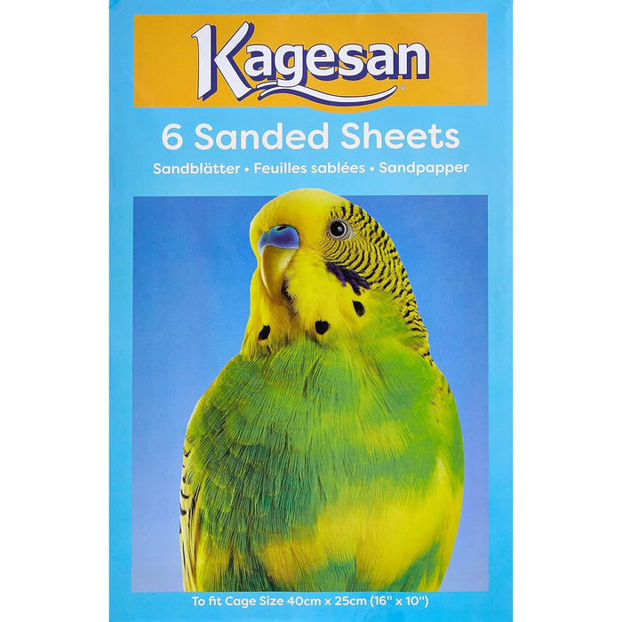18 Kagesan Blue Sanded Bird Sheets 16" x 10"