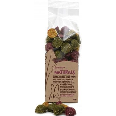3 x Rosewood Naturals Grainless Herb 'N' Veg Drops 140g