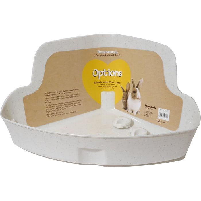 Rosewood Small Animal Corner Litter Tray