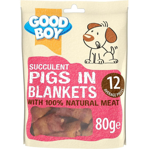 10 x 80g Good Boy Succulent Pigs In Blankets