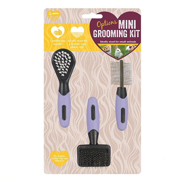 Rosewood Options Mini Grooming Kit For Small Animals