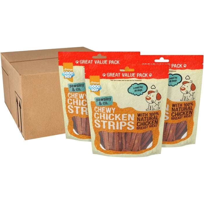 Good Boy Pawsley & Co Chewy Chicken Strips