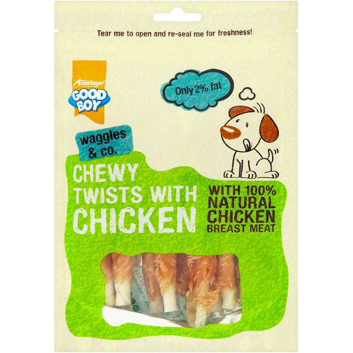 Good Boy Chewy Twists With Chicken 90g