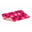 Vetbed Non-Slip Duo Paw Cerise with Black and White Paws